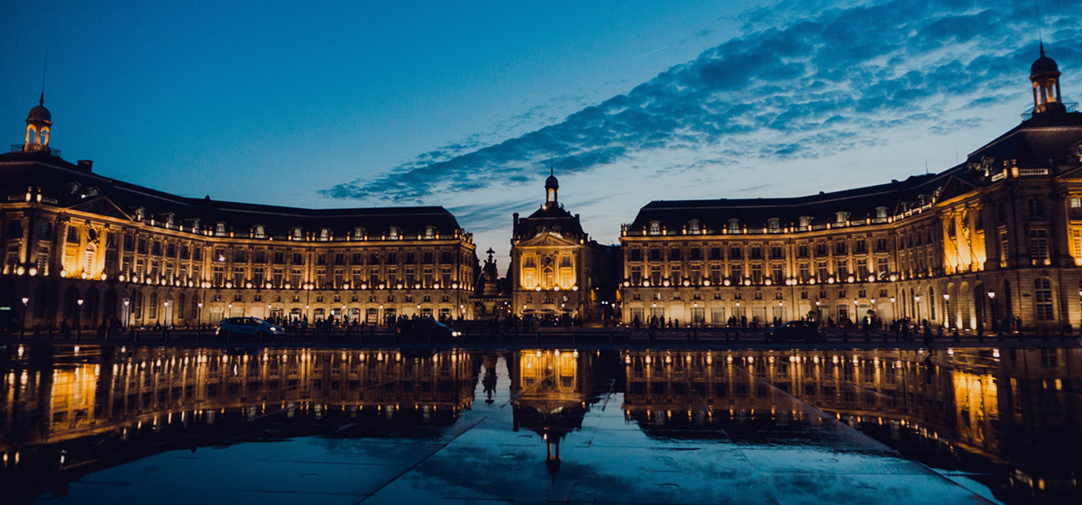 The city of Bordeaux