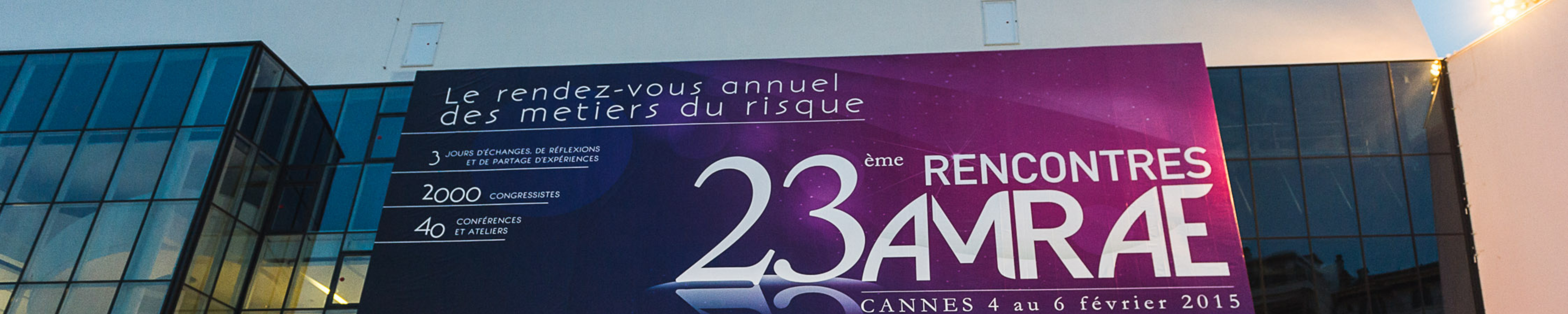Rencontres AMRAE 2015 : Convention Nationale d’Assurances à Cannes